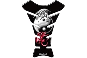 Keiti Motorcycle Tank Pad Red/Black Yin Yang KT8280