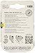 3L Click 'n Stick Permanent Mounting Squares, 1/2-Inch x 1/2-Inch, 1000pk, White