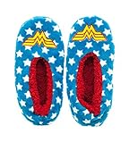 DC Comics Wonder Woman Cozy Slipper Socks, Small/Medium