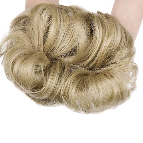 4 Scrunchies+Extensions+Ponytail+Accessories+Blonde