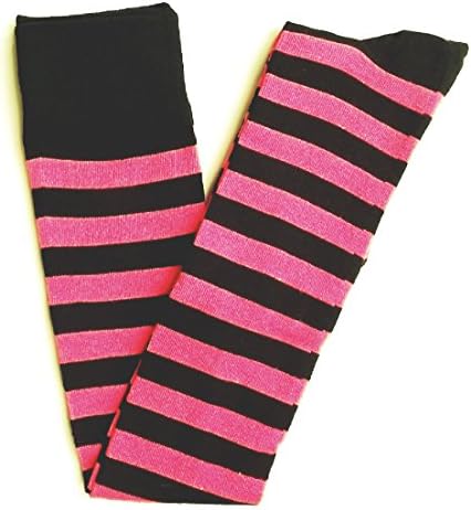 Ladies Over The Knee Thigh Length Socks Long Socks Stripey Striped Socks