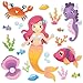 Edge Home Products MMWSJY Mermaid Walltoons Wall Sticker