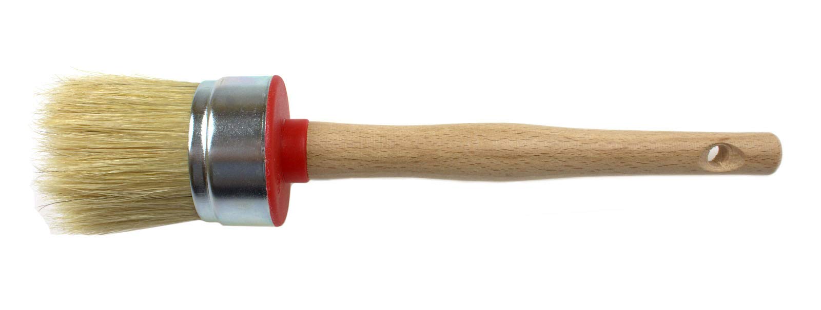 Natural Bristle Round Paint Brush 1 pc - fi40 mm