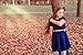 Lilax Little Girls' Flocked Occasion Dress with Shimmer Belt