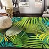 ALAZA Tropical Palm Tree Monstera Leaves Summer Area Rug Rugs for Living Room Bedroom 7' x 5' 51nFrXlgFmL. SS100