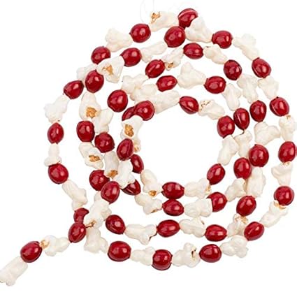 Amazon Com Factory Direct Craft Artificial Popcorn And Cranberry