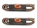 OrthoStep Waxed Very Thin Dress Round Tan 27 inch Shoelaces 2 Pair Pack
