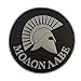 LEGEEON ACU Gray Spartan Molon Labe US Navy Seals Morale Tactical PVC 3D Rubber Touch Fastener Patch