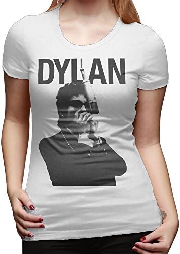 Women's Bob Dylan Harmonica Vintage Short Sleeve Tee Shirts