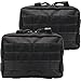 Novemkada MOLLE Pouches - 2 Pack Tactical Compact Water-Resistant Utility Gadget Gear EDC Pouch