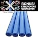 Oodles of Noodles Deluxe Famous Foam Pool Noodles -Made in USA Wholesale 4 Pack Blue