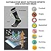 Knee High Cushioned Soccer Socks Teens Youth Football Sock Running socks 6 Pairs Black White Blue transla wonder