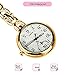 Powshop Nurse Lapel Pin Watch Hanging Medical Doctor Pocket Watch Pin-on Lapel Watch