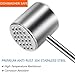 Heavy Duty Meat Hammer Dishwasher Safe Rust-proof 304 Stainless Steel Meat Pounder & Meat Tenderizer for Tenderizing & Pounding Meat