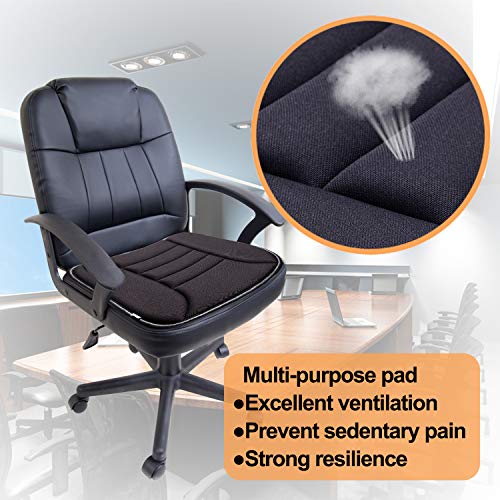 Palewell Car Seat Cushion Non-Slip Mat, Car Seat Covers for Auto Car Supply, Memory Foam Seat Cushion, Office Chair Cushion