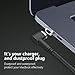 USB C Magnetic Charger Charging Cable USB-C to MagSafe Magnetic Adapter for MacBook Pro, MacBook Air, iPad Pro and Other USB-C Laptops and Smartphones - Support Up to 4.3A 87W