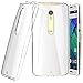 Tektide Case Compatible for Moto X Pure Edition/Moto x Stylo, [Invisible Armor] Xtreme Slim, Clear, Soft, Lightweight, Shock Absorbing TPU Bumper/Back Cover