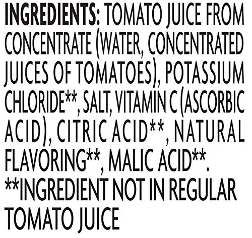 CAMPBELL’S TOMATO JUICE, LOW SODIUM, 64 OUNCE