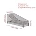 Hootech Set of 2 Patio Chaise Lounge Cover Heavy Duty Outdoor Lounge Chair Covers Protector Waterproof Lightweight 82”Lx30”Wx31”H