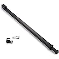 Ideal Security Sliding Door Security Bar for Patio Doors and Sliding Glass Doors, Black, Recyclable Cardboard Package, (25.75-47.5 Inches)