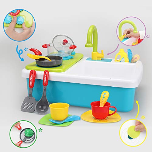 FS Pretend Play Kitchen Sink Toys for Kids, Children Electric