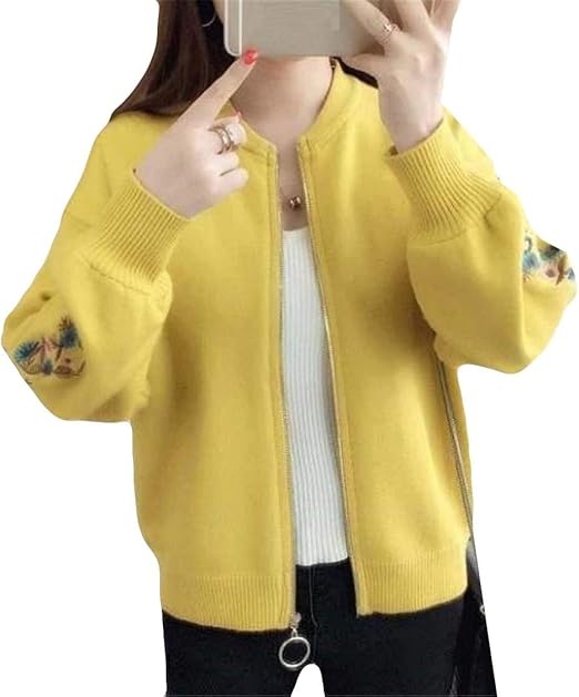 Amazon ショッフェ セーターコートレディース カーディガン 秋冬パーカー ジャケットレディース ニットセーターレディース 厚手トップス インナーセーター 長袖 可愛い おしゃれ カジュアル 普段着 カーディガン ボレロ 通販