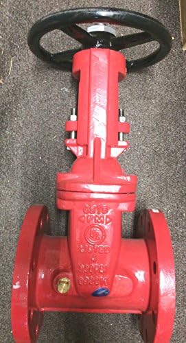 United D0820 Model 2030 Gate Valve 4" - 9" Flange - UL Listed, FM Approved Ductile Iron - DN100 - 300PSI -