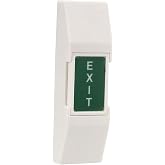 uxcell Mini Door Release Button Push to Exit Resettable NO/NC/COM Switch for Access Control 76mmx23mm Panel 36V 3A