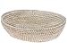 Kouboo 1020035 La Jolla Bowl Bread Basket, Small, White-Wash