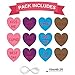 Valentine's Day Hanging Candy Hearts -Valentines Lawn Decorations -Valentines Yard Outdoor Decorations (Set of 12)