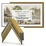 Deco TV Frames - Empire Gold Slim Frame Compatible