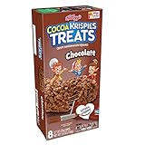 Kellogg’s Cocoa Krispies Treats, Crispy Marshmallow Squares, Chocolate, Single Serve, 0.70 oz Bars (8 Count)