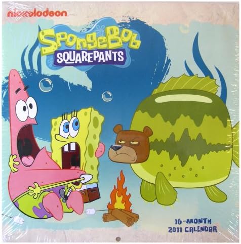 Nickelodeon SpongeBob Weekly Perpetual Calender/Planner with Magnetic