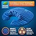 Microwavable Large Neck and Shoulder Wrap – Instant Relief for Muscle Pain, Tension and Stress, Stiffness, Arthritis, Migraines, and Headaches – Natural Therapy with Deep Heat and Herbal Aromatherapy