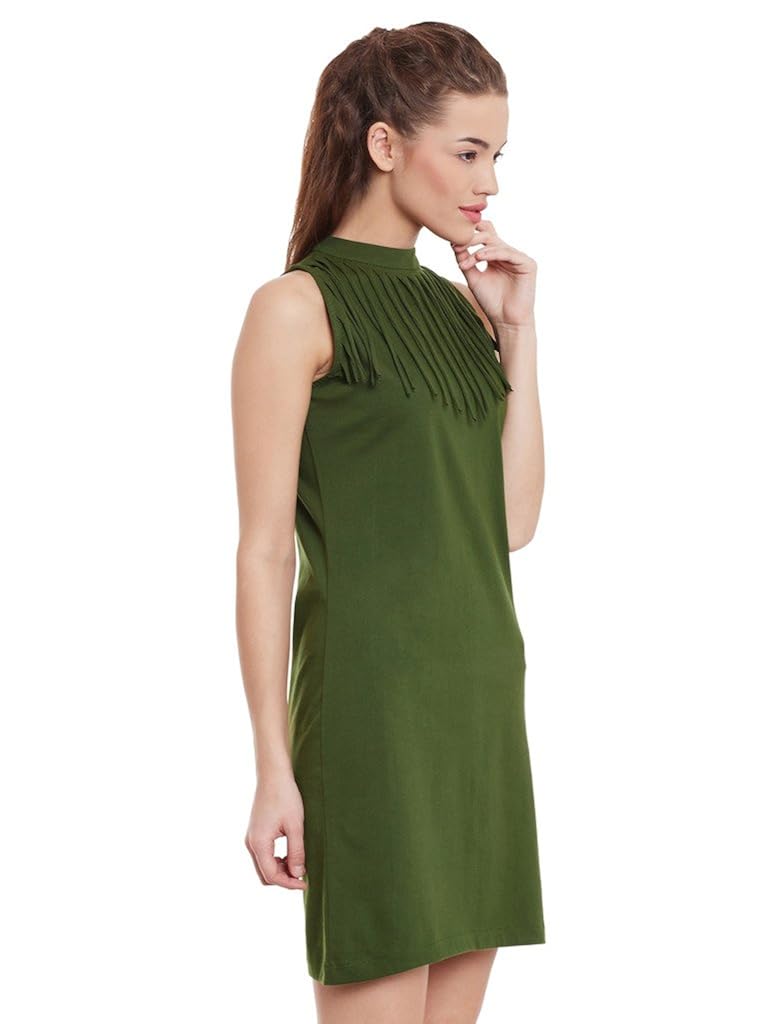 miss chase womens olive green bodycon dress