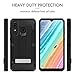 Evocel Galaxy A20 Case Explorer Series Pro with Glass Screen Protector and Belt Clip Holster for The Samsung Galaxy A20, Black