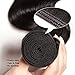 Donmily 10A Brazilian Straight Hair 3pcs/lot 100% Unprocessed Virgin Natural Hair Remy Human Hair Bundles 95-100g/pc(16 18 20, Natural color)