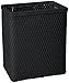 LaMont Home Carter Collection - Rectangular Wastebasket, Black