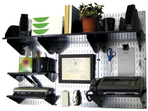 image for Wall Control Office Organizer Unit Wall Mounted Office Desk Storage an