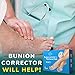 VILLINI Bunion Corrector Splint Big Toe - Gel Pads - Orthopedic Corrector Brace Pads & Metatarsal Pads - Elastic ‎Bunion Corrector for Women and Men - Non Surgical Hallux Valgus Correction Relief