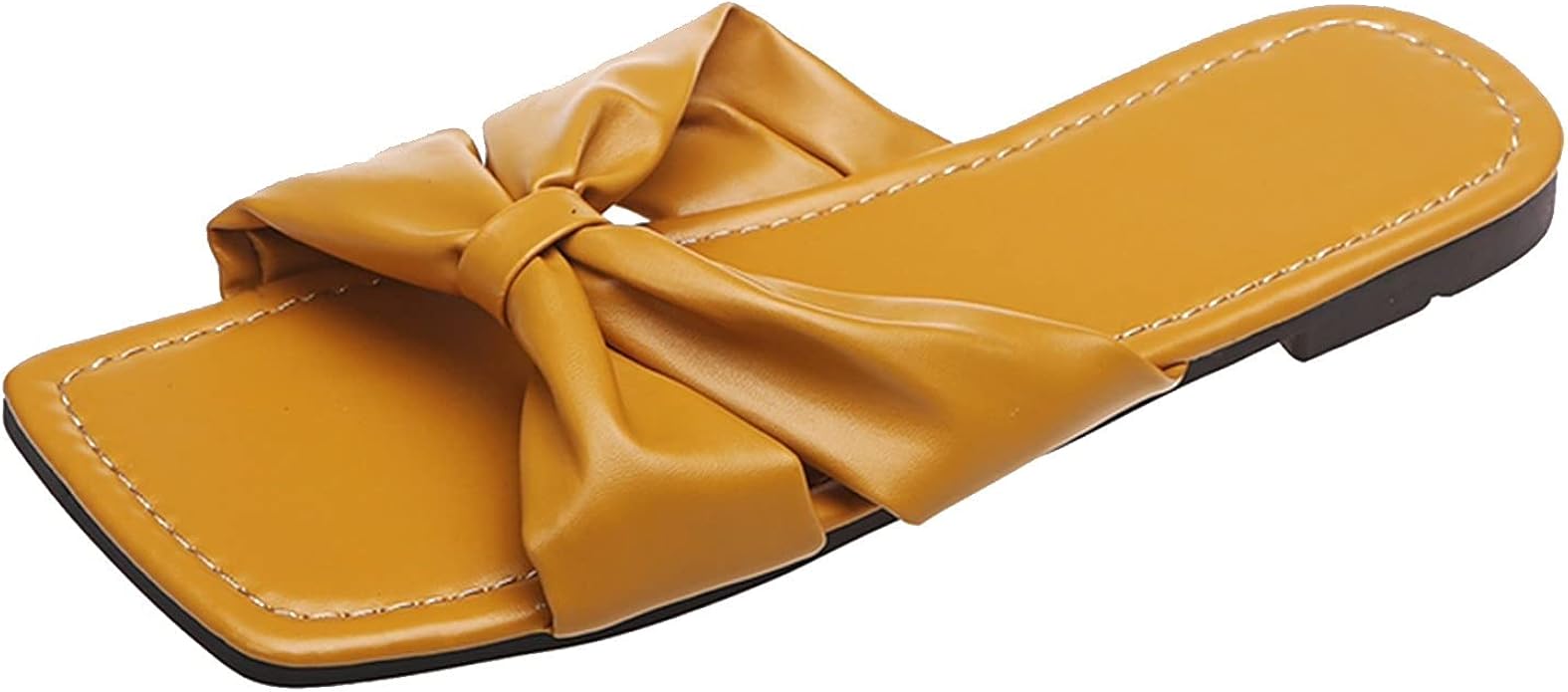 Amazon.com | Ladies Summer Casual Flat Slippers Retro Slippers Bow Slides Lightweight Beach 