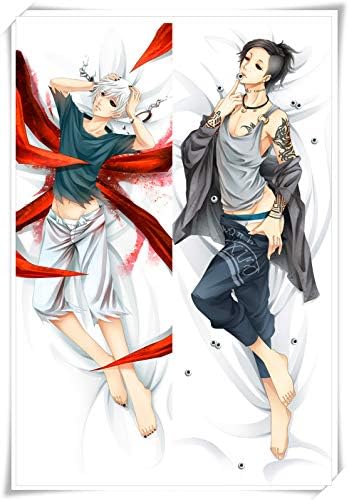 HH ART Tokyo Ghoul Kaneki ken-Uta 150x50cm(59in x 19.6in) Peach Skin Pillowcase