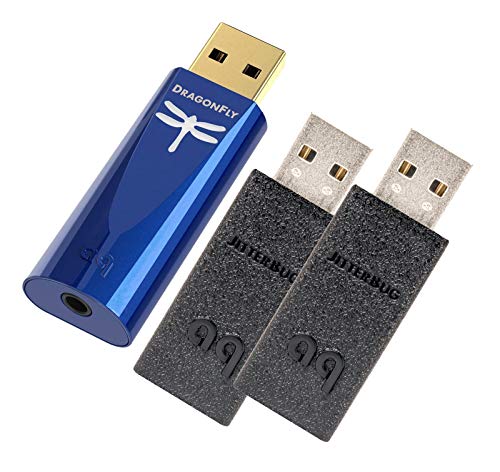 AudioQuest Dragonfly USB Stick DAC Bundle with