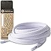Elastic Stretch Shoelaces White - 45 Inch Shoe Laces
