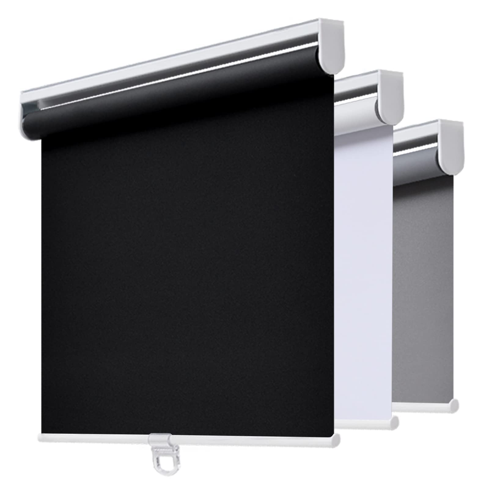 AOSKY Cordless Roller Shades Blackout Blinds for