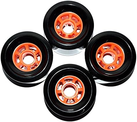 Electric Skateboard Longboard Wheels 83mm x 50mm 78a Black (Set of 4)