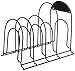 Miriga Life Heavy Duty Pot & Pan Organizer Rack Holder - Best for Kitchen and Cabinet Storage of Pots Pans Lids - Great for Cast Iron - No Assembly Required - Black