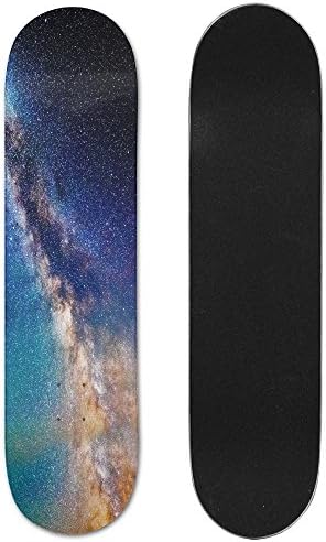 LzVong Longboard Galaxy Vintage 31 Inch Maple Complete Double Kick Concave Standard Skateboards Skate Boards
