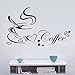 IUNEED Kitchen Decor Coffee Cup Removable Home Decals Vinyl Art Wall Sticker
