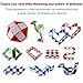 Veliis Tangle Free Throwing Toy Parachute Men No Strings No Batteries.Toss It Up and watch Landing 4 Pieces Set Assorted Colors + 2 Pieces Mini Magic Snake Ruler Assorted Color for Kids and Children